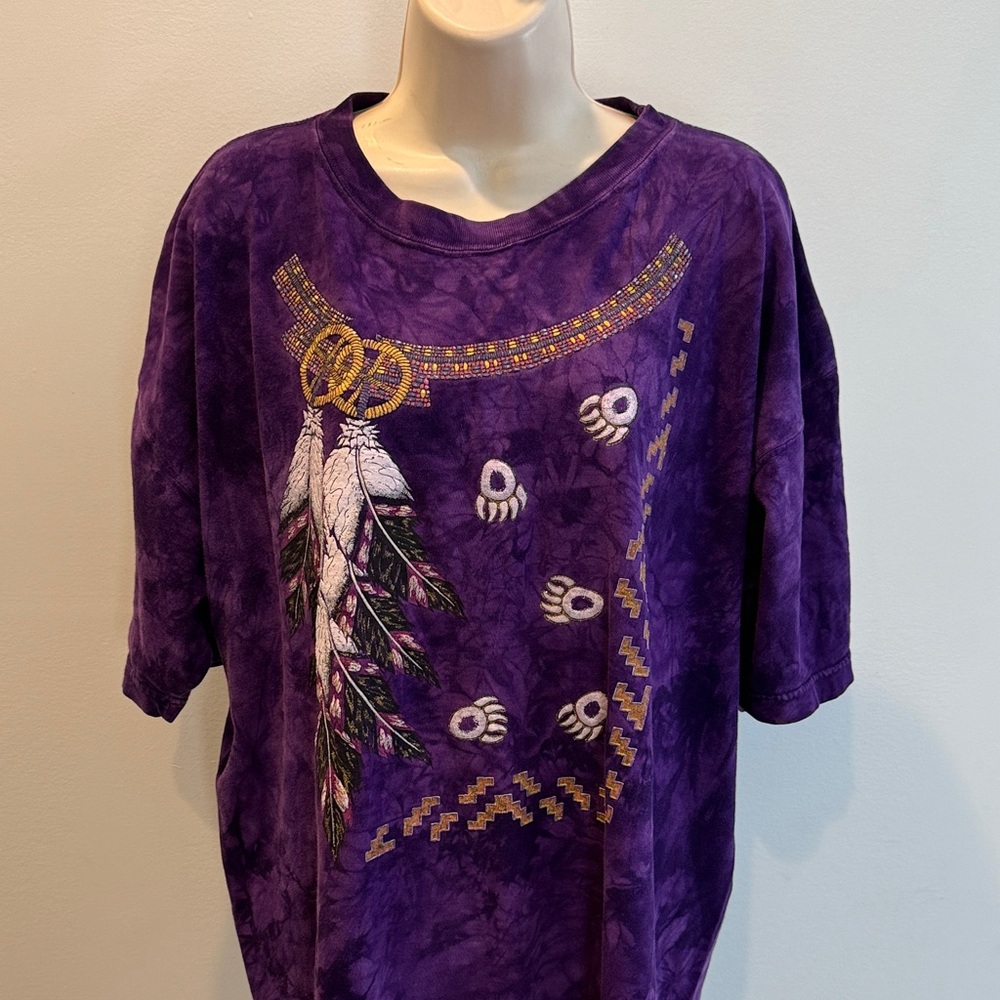 Ragtops Sportswear Inc. 90s Purple Graphic Short Sleeve Tee Vintage Y2K Men